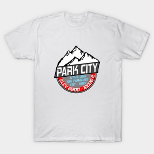 Ski Park City Utah USA Skiing Paradise T-Shirt